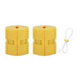 Qiilu Ahorro de Gasolina de Magnético Universal, Herramienta de Asistencia de Automóvil de Ahorro de Energía de Vehículo de Ahorro de ABS (Amarillo)(D