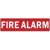 BUILDINGSIGNS.COM FIRE Alarm Sign (RED,Double Sided Tape, Aluminium 2X7.75-Rust Free)--REF24-1