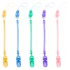Thyonta 5PCS Soothing Baby Pacifier Fixing Lanyard Clip Sturdy and