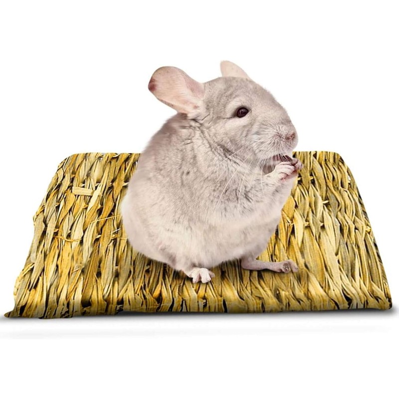 SunGrow Rabbit, Leopard Gecko & Guinea Pig Grass Chew Mat,