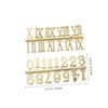 Operitacx 6pcs Clock Numerals Replacement DIY Wall Clock Parts for