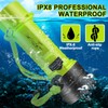 Scuba Diving Flashlight Dive Torch 5000 Lumen Rechargeable Dive Light,