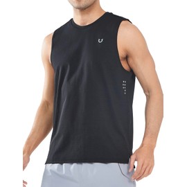 NORTHYARD Men's Workout Tank Tops Quick Dry Running Shirts Sleeveless Muscle Shirts Athletic Training Sports Black 3XL