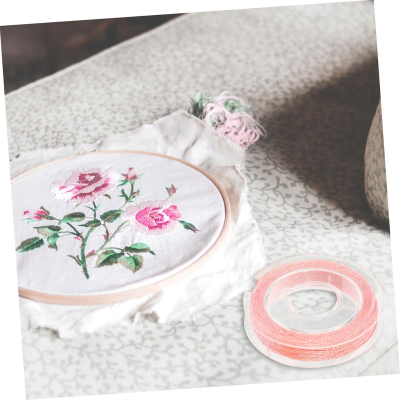 jojofuny 12 Rolls Luminous Embroidery Threads DIY Glowing Sewing Threads