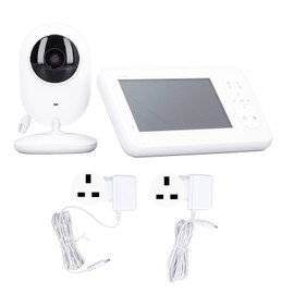 Baby Camera Monitor Two Way Speaking Night Vision Smart Video Monitor with Temperature Measure ​100‑240V UK Plug