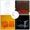 sourcing map 20 Set Acrylic Corner Bracket, L-Shaped Corner Connector