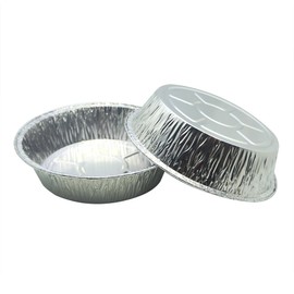 MYStar 5.8" Disposable Aluminum Foil (410 ml), Mini Size Pizza Mold, Pie/Tart Baking Pans, Pack of 20