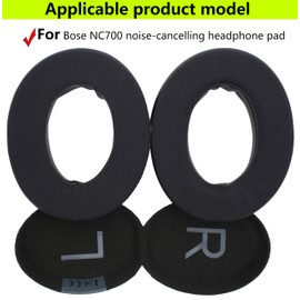 Replace Ear Pads Compatible with Bose 700 Noise Cancelling Headphones /NC700 Upgrade Ear Pads Cool and Comfortable Ice Fabric Memory Foam Production (ice Surface)