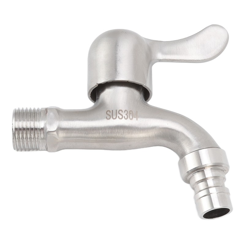 G1/2 Washing Machine Tap Leakage Proof Cold Water Stainless Steel