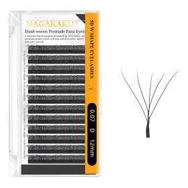 Extensiónes De Pestañas Nagaraku W 5d Por Medida Individual