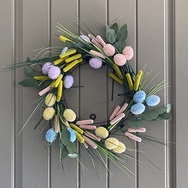 GREENTIME - Paquete de 8 tallos artificiales de vegetación de 13 pulgadas de imitación de hojas de eucalipto para jarrón de novia, ramo de boda, mesa de centro de mesa, decoración de corona