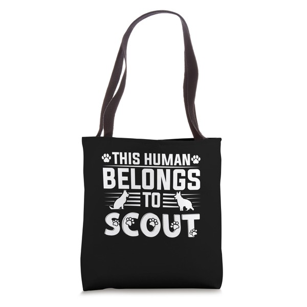 Dog Name Scout Personalised Gift For Pet Name Scout Tote
