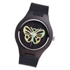 MicLee Men's Simple Wooden Watch Butterfly Dial Analogue Quartz Movement