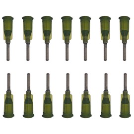 PDETVEO 120PCS 13G Industrial Dispensing Needles, 0.5 Inch Precision Blunt Tips for Adhesive, Ink and Oil Application (Green)