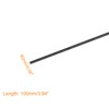 sourcing map Pack of 12 Carbon Fibre Rod for RC