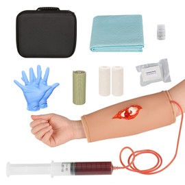 MedEduQuest Open Fracture Wound Packing Trainer, Stop The Bleed Training Kit, Wound Care Dressing Training Model for Meidcal Education, Third Degree