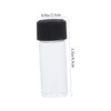 PACKOVE 12pcs Transparent Glass Bottles Small Vials for Travel Lightweight