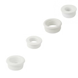 Siphon Seal Cuff Reducer Rubber Nipple HT Drain Pipe White (Diameter 50/25)