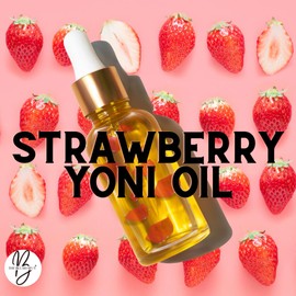 The Blush Spot - Strawberry Yoni Oil - Edible Yoni Oil - Scented Yoni Oil - 1oz