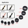 zalati Drill Stop Kit 8pcs Bit Collar Drill Depth Stopper