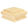 Pine Pyramid Newel Cap 90mm Full – Square Cap for