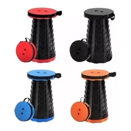 ML 2 Banco Plegable Retractil Viaje Asiento Portatil Ajustable