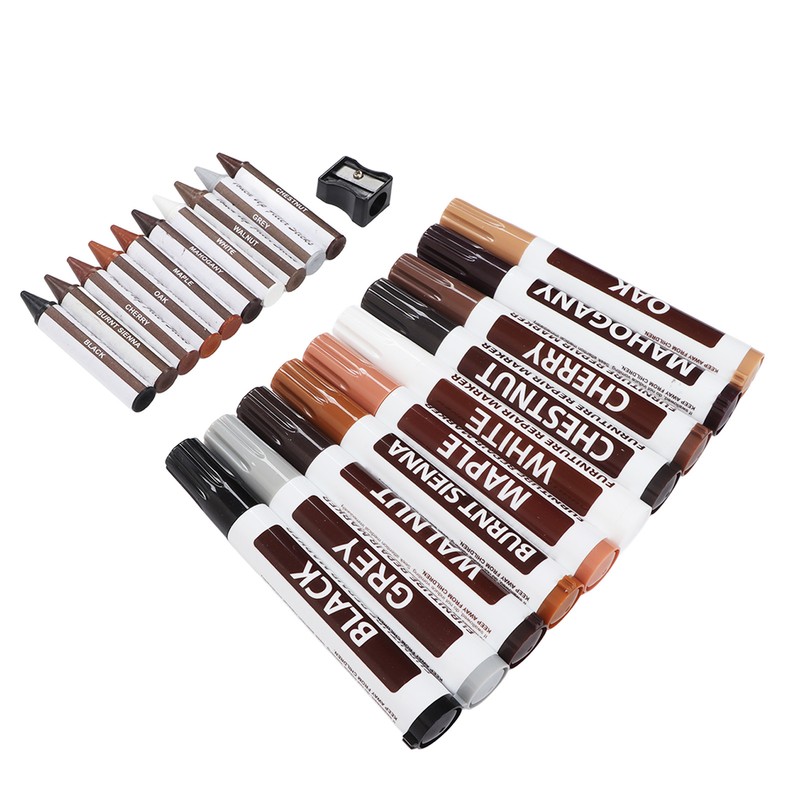 10Pcs Furniture Markers Waterproof Quick Dry Scrub Resistant Widely Used