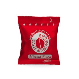 Caffè Borbone Compatible Lavazza Espresso Point 100 Coffee Pods, Red Blend, Creamy Espresso with Deliciously Persistent Flavor, Roasted and Freshly Packaged in Italy