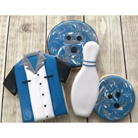 Unbranded Bowling Pin 5'' Cookie Cutter Metal Birthday Party Game Bowling League