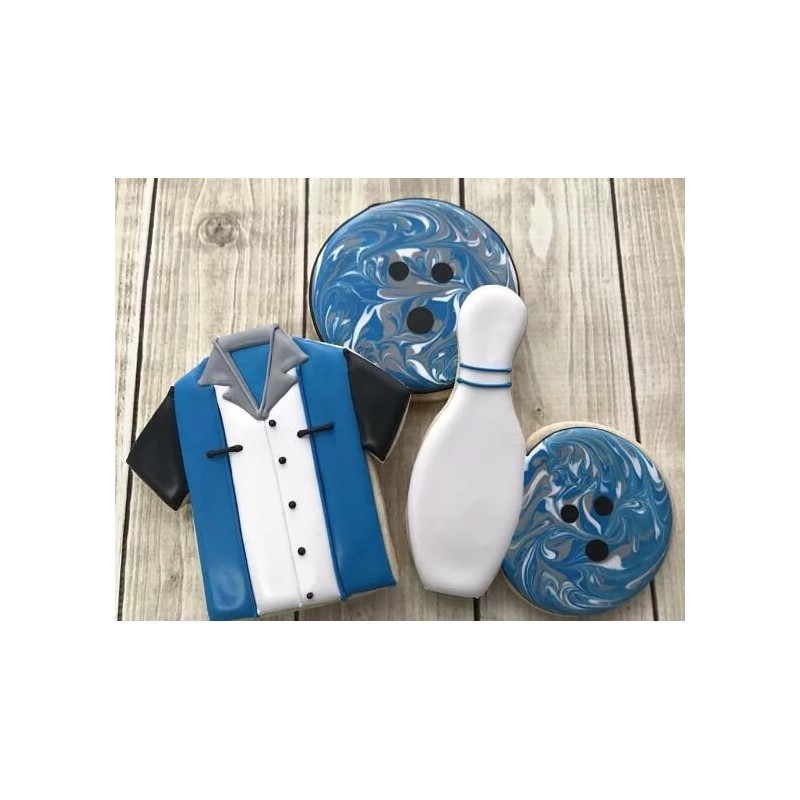 Unbranded Bowling Pin 5'' Cookie Cutter Metal Birthday Party Game