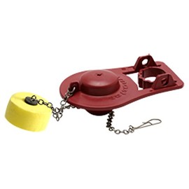 Fluidmaster 5051 Universal Water Saving Long Life Toilet Flapper, Red