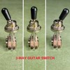 Gebildet 2pcs Electric Guitar 3 Way Toggle Switch Pickup Selector