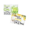 YöL 2x worktop saver chopping board glass kitchen non-slip gin