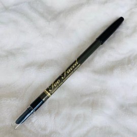 TOO FACED Perfect Eyes Waterproof Eyeliner Pencil - Perfect Moss - Full Size NEW
