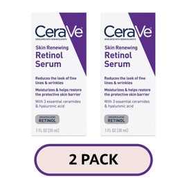 Cerave [2 Pack]- Cerave Anti Aging Skin Renewing Retinol Serum - 1 fl. oz - NEW