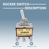 Innfeeltech 3 Pcs Toggle Switch, 20A,125V, 1321 DPDT, 6 Terminal,