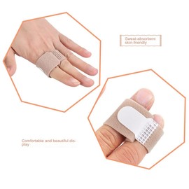 Peakloong 20Pcs Toe Finger Straightener Hammer Tape Hallux Valgus Corrector Bandage Toe Separator Splint Wraps Foot Care Supplies Tool