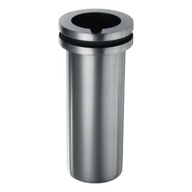 sourcing map Graphite Crucible,2kg High Purity Graphite Crucible Metal Melting Ingot for Melting Gold, Silver, Copper, Furnace Casting Mould Melt Jewelry Tools,1.77 Inch IDx6.1 Inch H