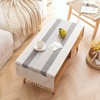 Waterproof Coffee Table Cover, Rectangle Cotton Linen Coffee Table Cloth
