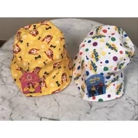 The Wiggles Lot of The Wiggles & Ema Bucket Hat - Children NWT