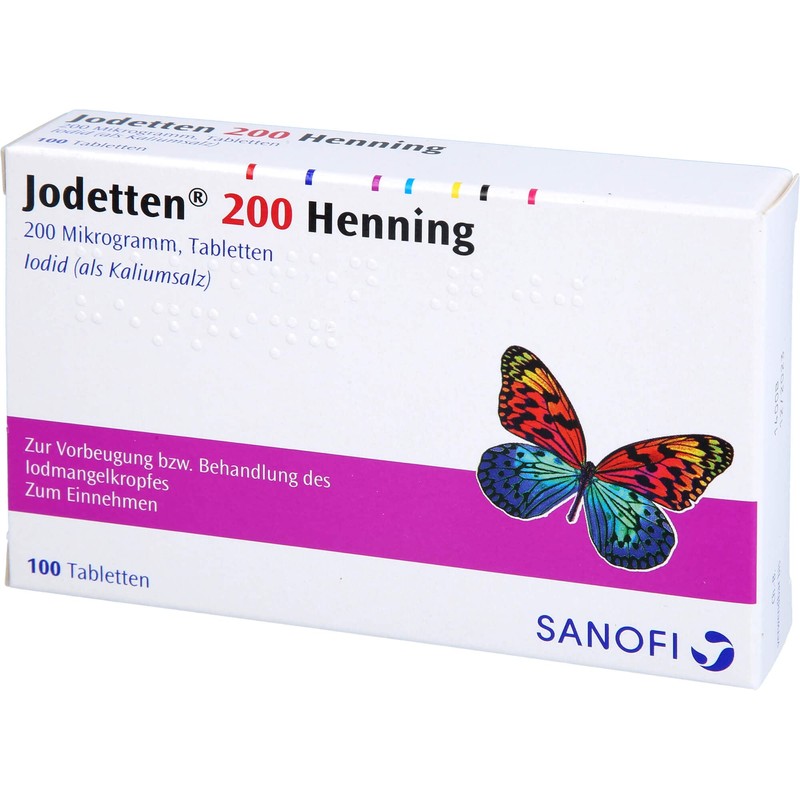 JODETTEN 200 Henning Tablets Pack of 100
