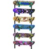 Skateboard Rack-6-Tier Skateboard Wall Mount & Snowboard Rack –Snowboard Wall