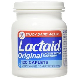 LACTAID Original Caplets 120 ea (Pack of 3)