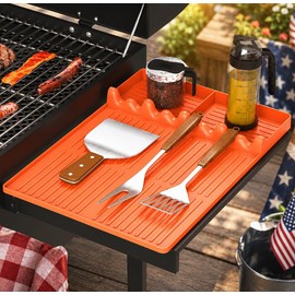 Bolycen Silicone Griddle Tool Mat for Grilling and Cooking