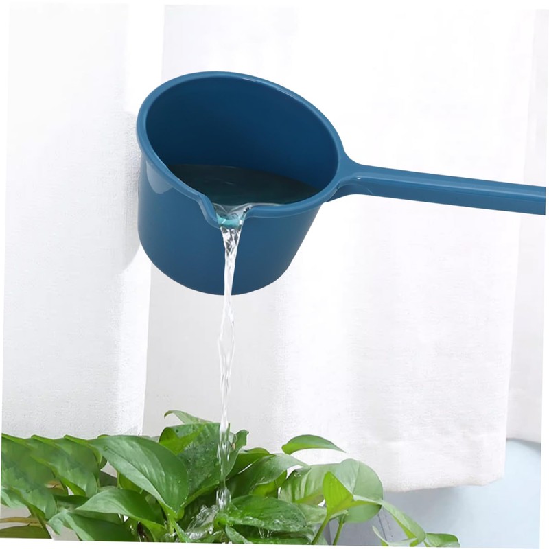 HAKIDZEL Long Handle Water Scoop Heavy Duty Plastic Ladle for