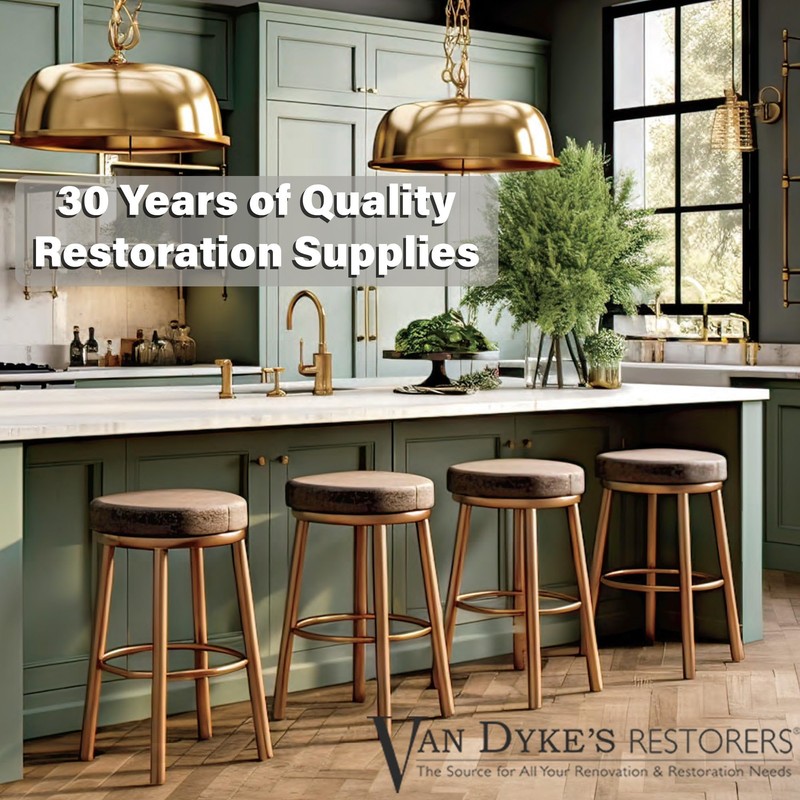 Van Dyke's Restorers Lift Off Hinge, 5 3/4", Antique Brass