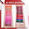 MAKI YIKA- Lápiz labial rojo para mujer, color duradero, sin