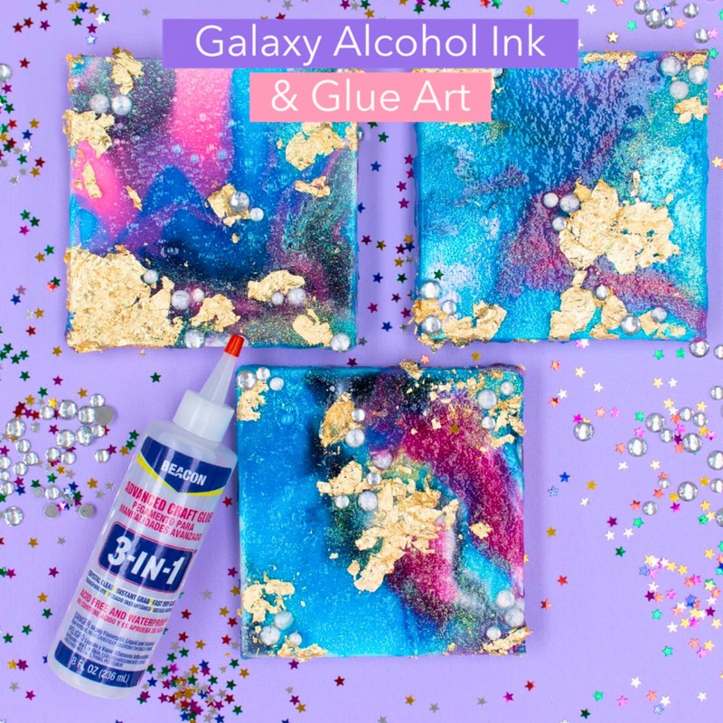 BEACON 3-in-1 Advanced Craft Glue - Fast-Drying, Crystal Clear Adhesive