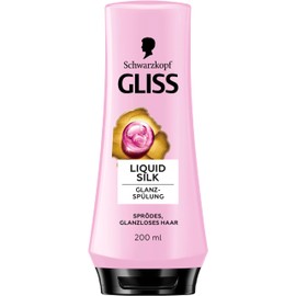 Gliss Liquid Silk Conditioner (200 ml), Hair Conditioner with Ceramide & Silk Intensively Nourishes Brittle and Dull Hair, Conditioner for Hair Like Silk