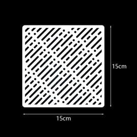 Belvanr Stencils Set of 36 Geometric Wall Stencils Stencils Geometric Honeycomb Stencils Drawing Painting Stencils for Furniture Wall Design, Painting Drawing